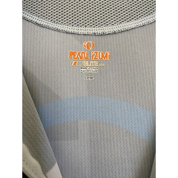 Pearl Izumi Cycling Jersey Men's Large Elite Series Gray Toyota Biking Full Zip - Picture 8 of 16